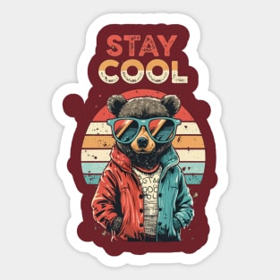 stay cool Sticker